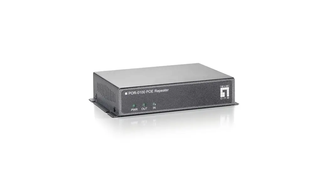 Level One Por-1311 Gigabit Poe Repeater User Guide Level One Por-1311 Gigabit Poe Repeater User Guide