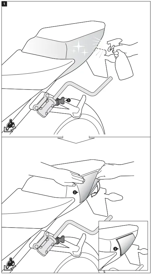 BC.HTA.05.740.30300 Saddlebag Set Fastening