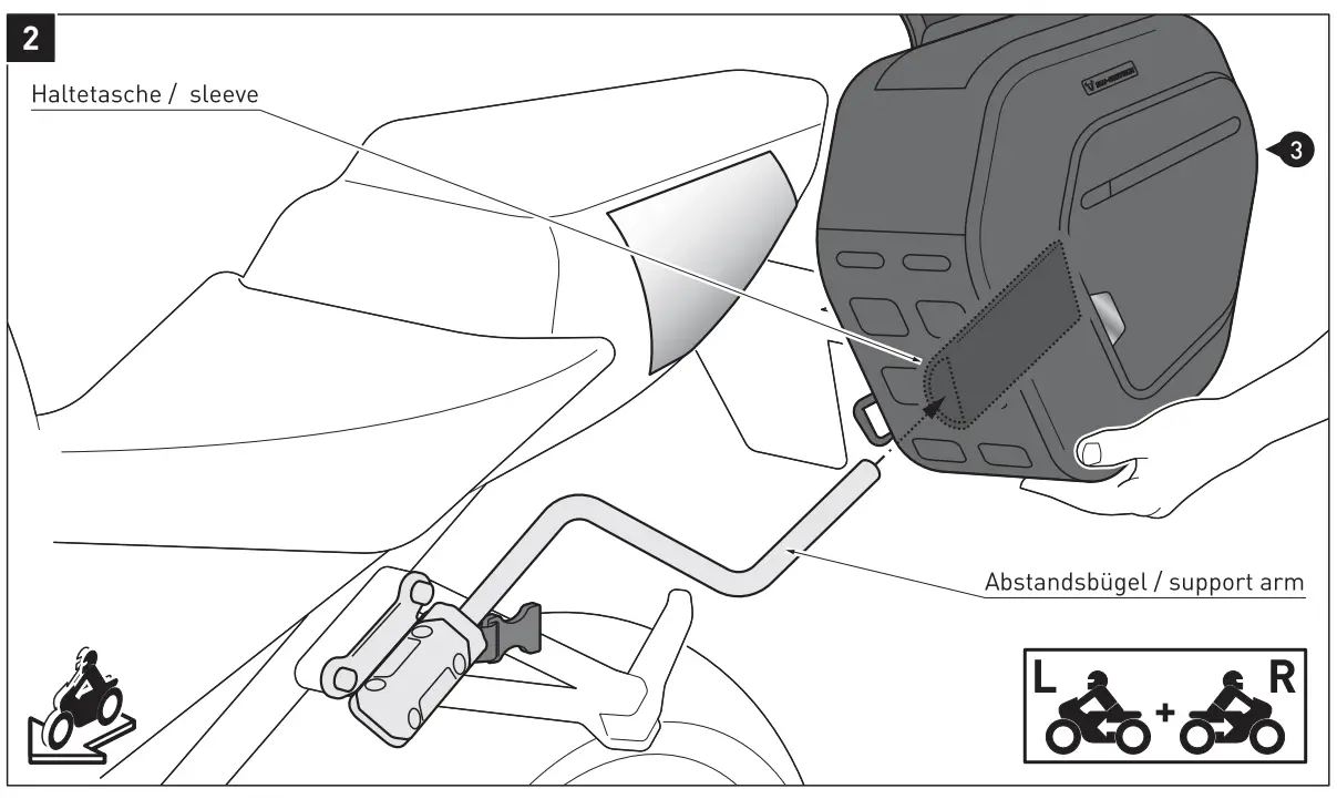 BC.HTA.05.740.30300 Saddlebag Set Fastening