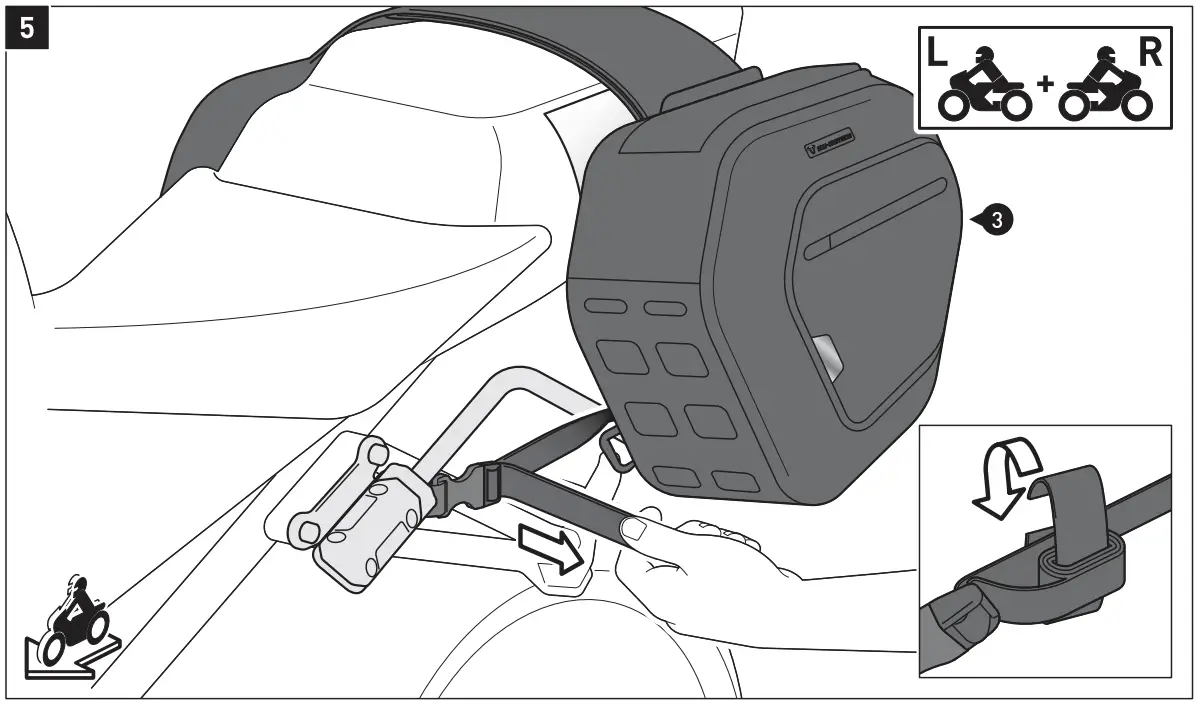 BC.HTA.05.740.30300 Saddlebag Set Fastening