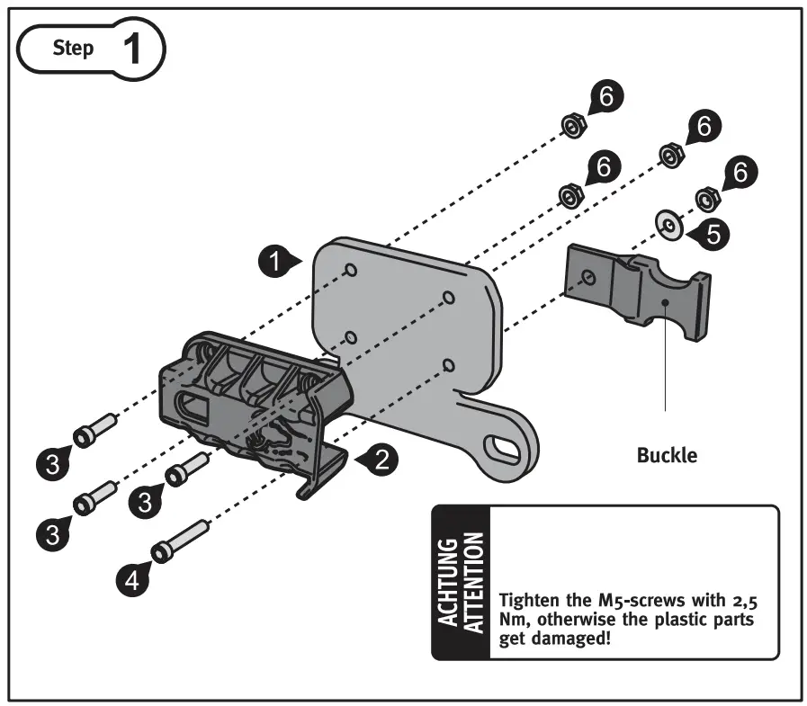 BC.HTA.05.740.30300 Saddlebag Set Mounting