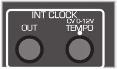 Rhythmic Step Sequencer Generator - INT CLOCK CV or INT CLOCK OUT