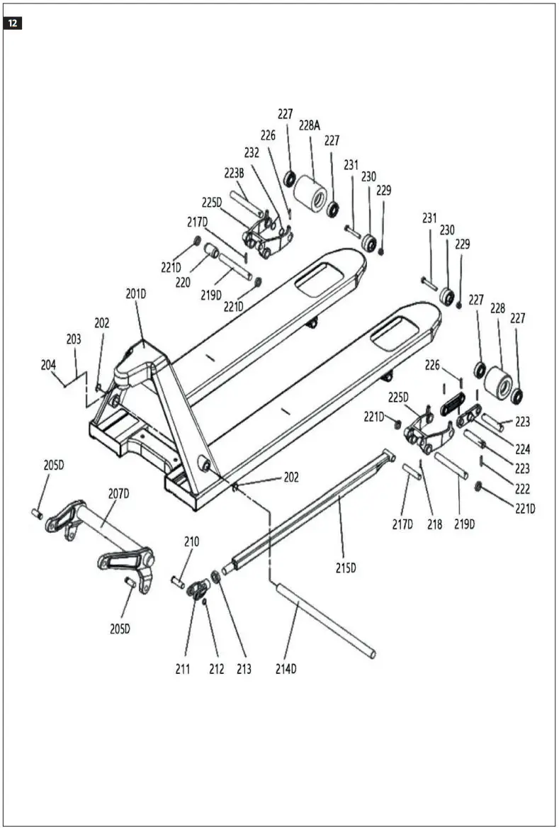 Hard Head 015228 Pallet Truck - Figure 5