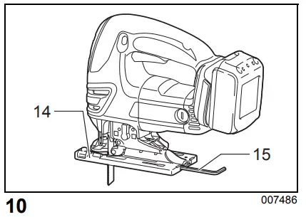 makita-DJV180-Cordless Jig-Saw-Instruction-fig-10
