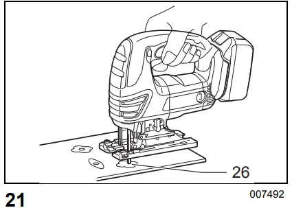 makita-DJV180-Cordless Jig-Saw-Instruction-fig-21