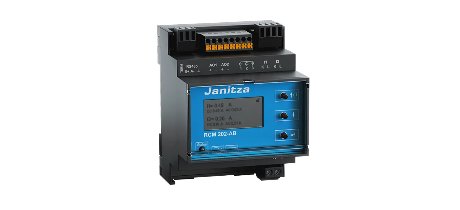 Janitza Rcm 202-ab Residual Current Measurement Device Instruction Manual