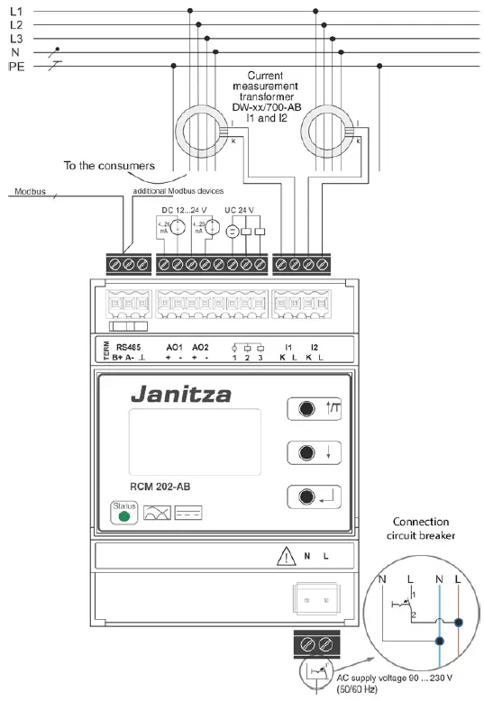 Janitza-RCM-202-AB-Residual-Current-Measurement-Device-fig-4
