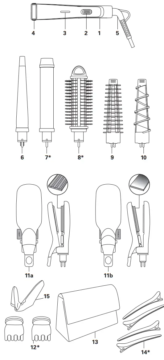 Rowenta 852 Rotating Brush