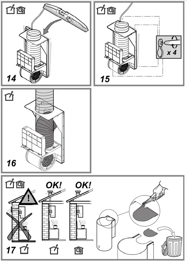 13538 Elica Tube Pro BL MAT A 43 Cooker Hood - Figure 5