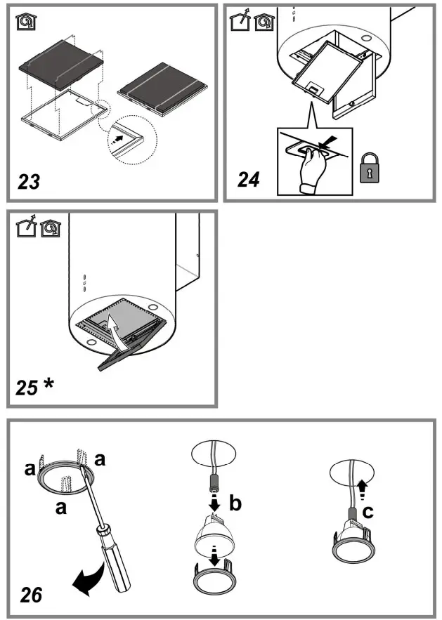 13538 Elica Tube Pro BL MAT A 43 Cooker Hood - Figure 8