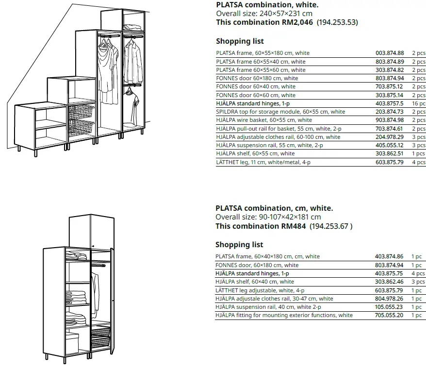 IKEA PLATSA System 19