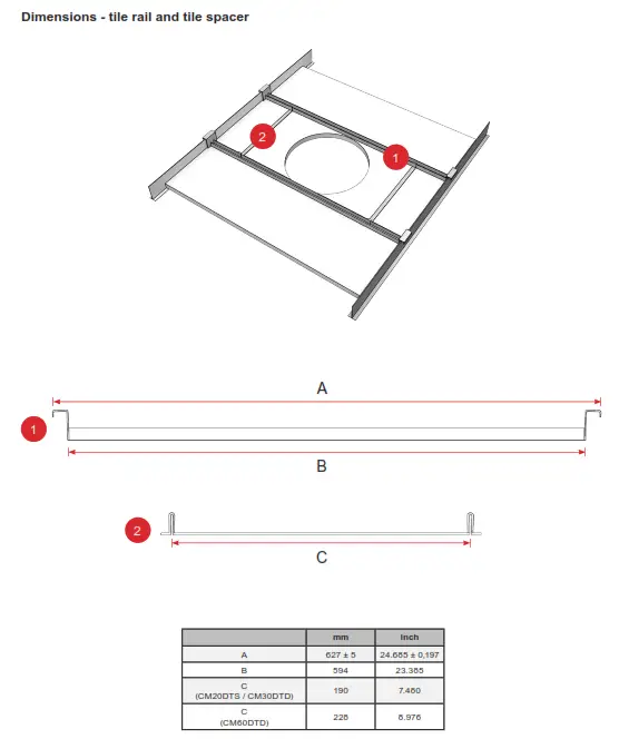 biamp CM20DTS Desono CM Ceiling Loudspeaker - fig 16