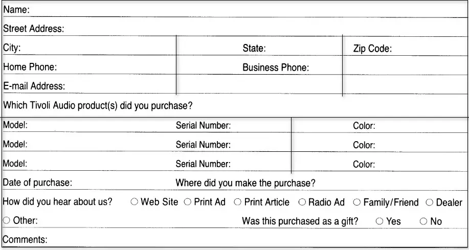Tivoli Audio 582M1BLK Model One AM FM Analog Mono Table Radio - tabel