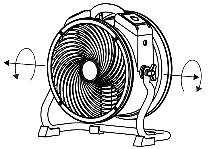 XPOWER FC 100 Axial Fan Carpet Dryer Floor Blower Utility Air Circulator - fig 11