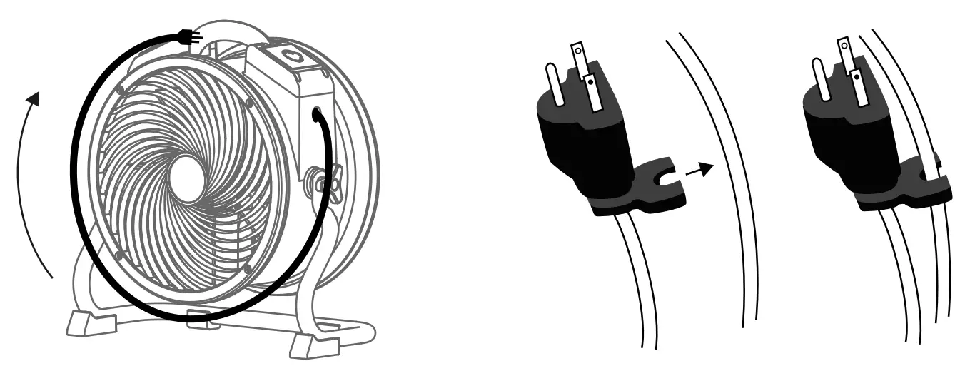 XPOWER FC 100 Axial Fan Carpet Dryer Floor Blower Utility Air Circulator - fig 12