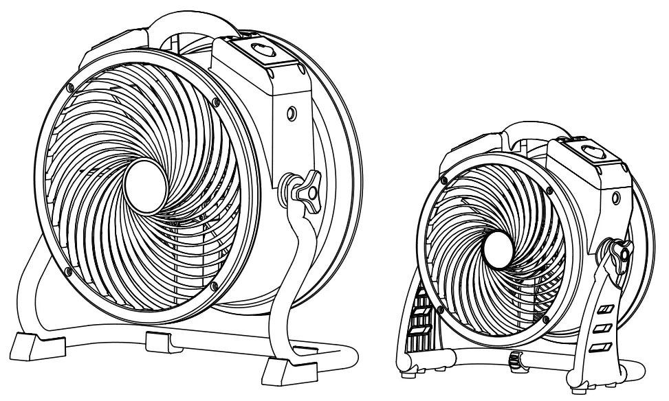 XPOWER FC 100 Axial Fan Carpet Dryer Floor Blower Utility Air Circulator