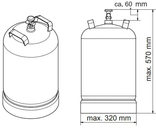 Instructions for the gas connection