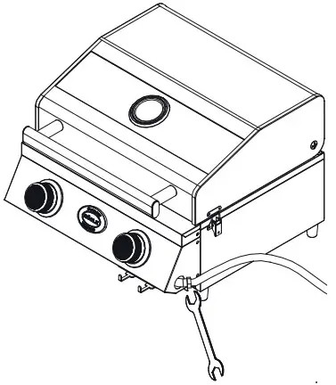 Fitting the gas hose