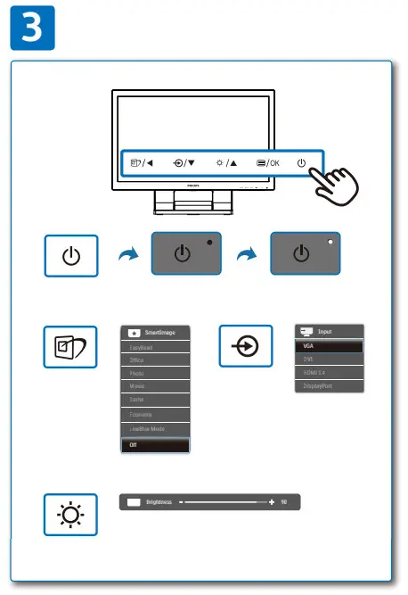 PHILIPS 222B9 242B9 B Line LED Monitor - Figure 4