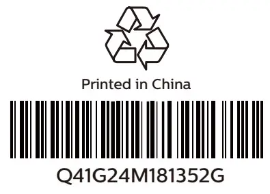 PHILIPS 222B9 242B9 B Line LED Monitor - ber code