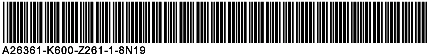 FUJITSU A3510 Lifebook 15 6-Inch Laptop bar code