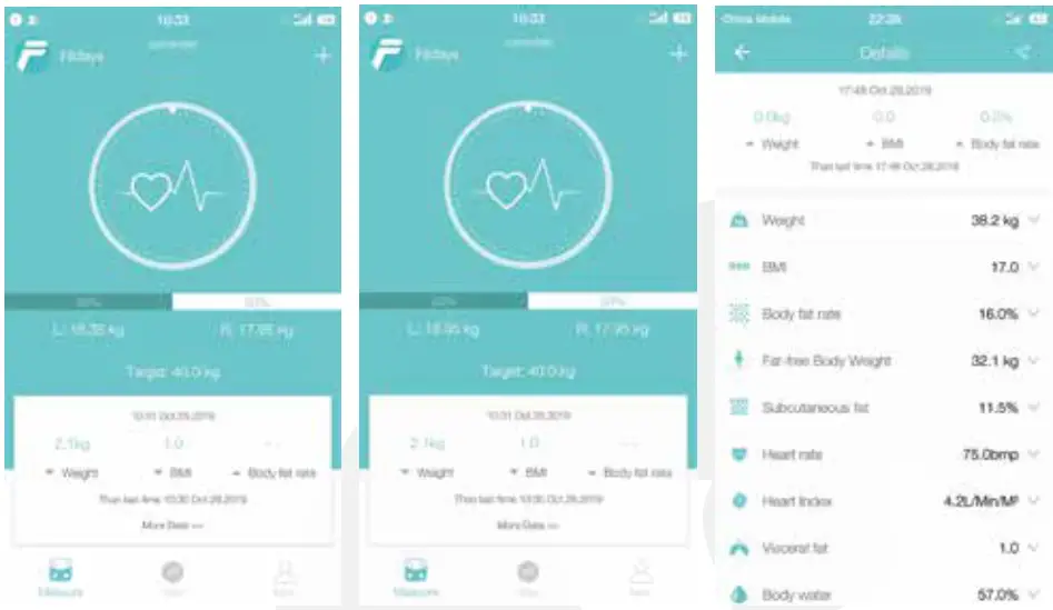 VALORE LA28 Smart Scale with Body Composition and Heart Rate Monitor - Figure 6