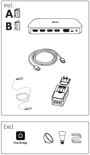 PHILIPS hue Personal Wireless Lighting HDMI Sync Box 4K-1