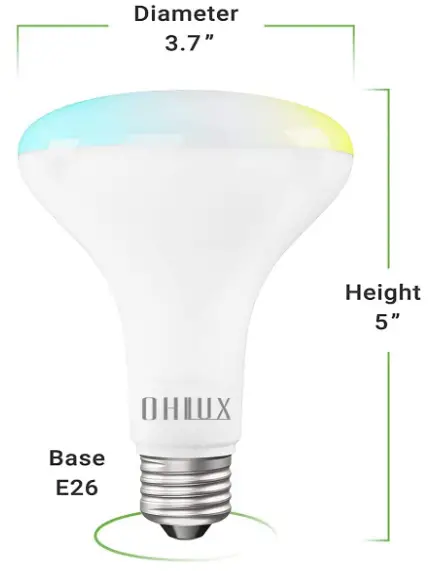 OHLUX-SPQB3010-A-Smart-Light-Bulbs-user-guide-img-1