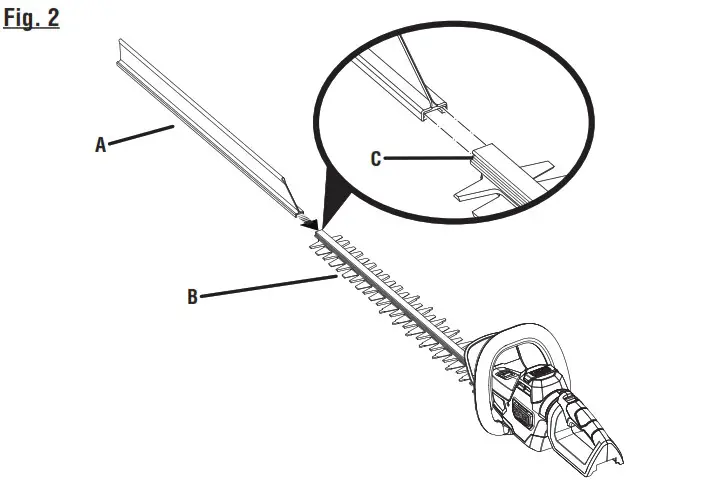 RYOBI RY40606 40V Hedge Trimmer - overview 2