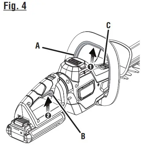 RYOBI RY40606 40V Hedge Trimmer - overview 4