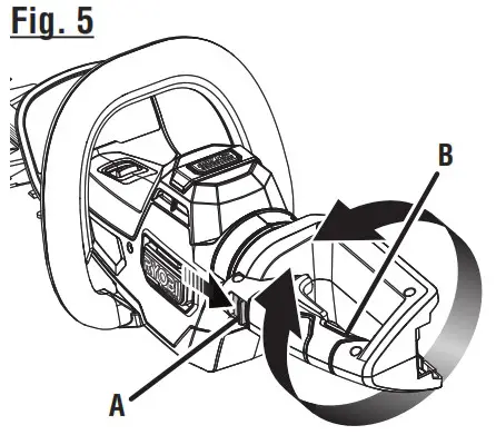 RYOBI RY40606 40V Hedge Trimmer - overview 5
