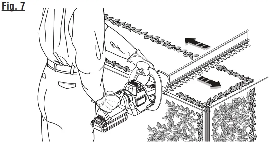 RYOBI RY40606 40V Hedge Trimmer - overview 7