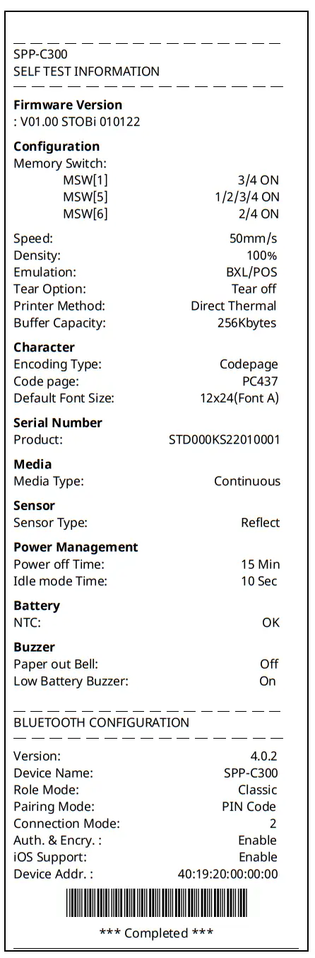 BIXOLON SPP-C300 2 and 3 Inch Mobile Receipt Printer - icon 5