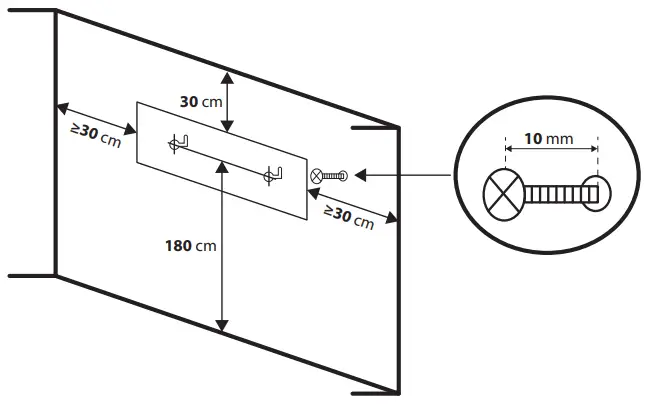 bewello BW2101 Wall Heater - Fig 1