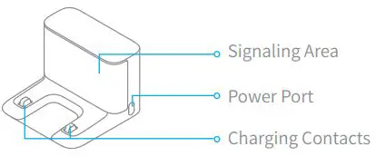 xiaomi Dreame D9 Robot Vacuum Cleaner User Manual - Charging Dock