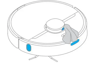 xiaomi Dreame D9 Robot Vacuum Cleaner User Manual - Clean the LDS Sensor