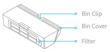 xiaomi Dreame D9 Robot Vacuum Cleaner User Manual - Dust Bin