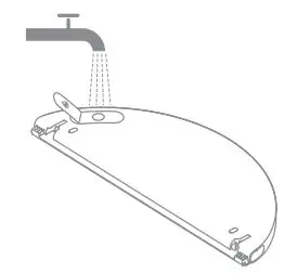 xiaomi Dreame D9 Robot Vacuum Cleaner User Manual - Open the water tank lid