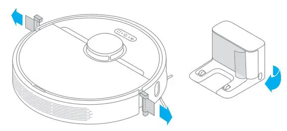 xiaomi Dreame D9 Robot Vacuum Cleaner User Manual - Remove the protective film