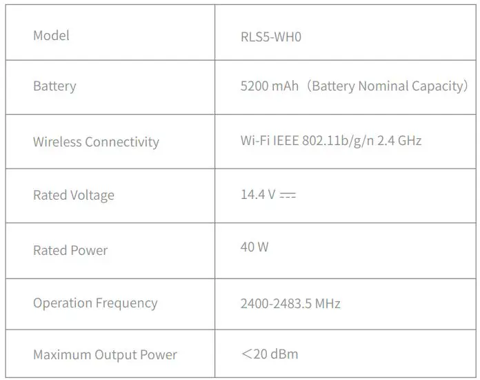 xiaomi Dreame D9 Robot Vacuum Cleaner User Manual - Robot