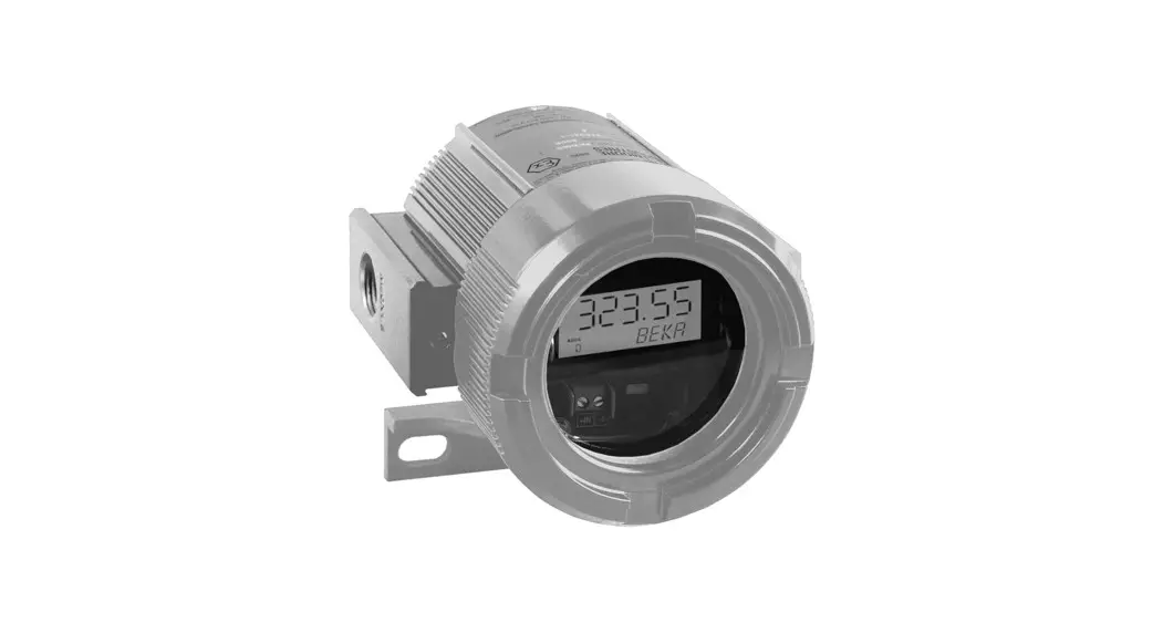 Beka Br323al Explosion Proof 4/20ma Loop Powered Indicator User Manual