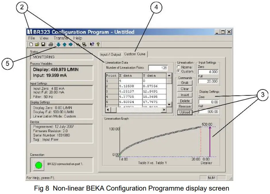 BEKA BR323AL Explosion Proof 4 20mA Loop Powered Indicator - Figure 7