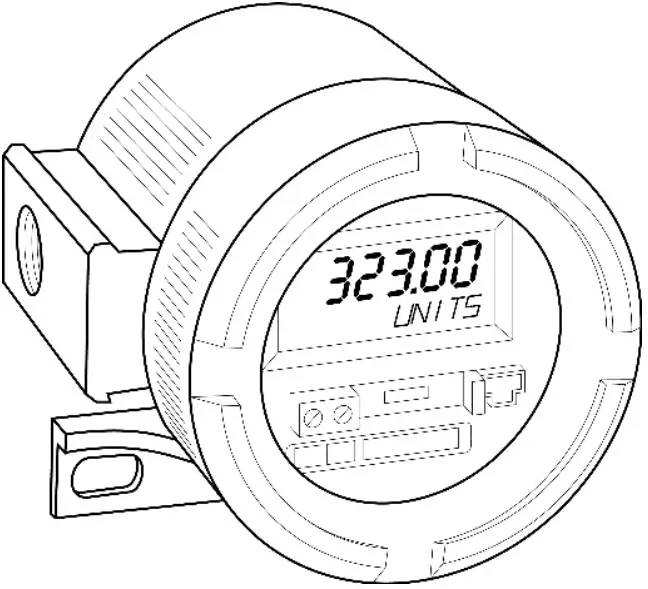 BEKA BR323AL Explosion Proof 4 20mA Loop Powered Indicator