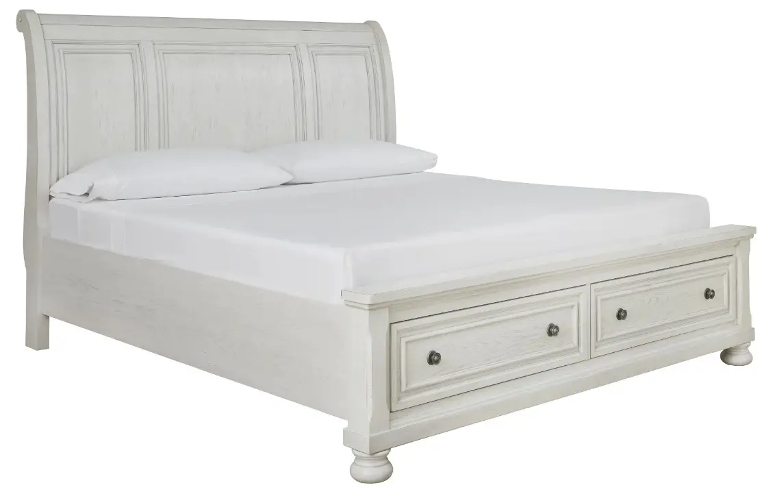 ASHLEY B742-74 Queen Sleigh Bed