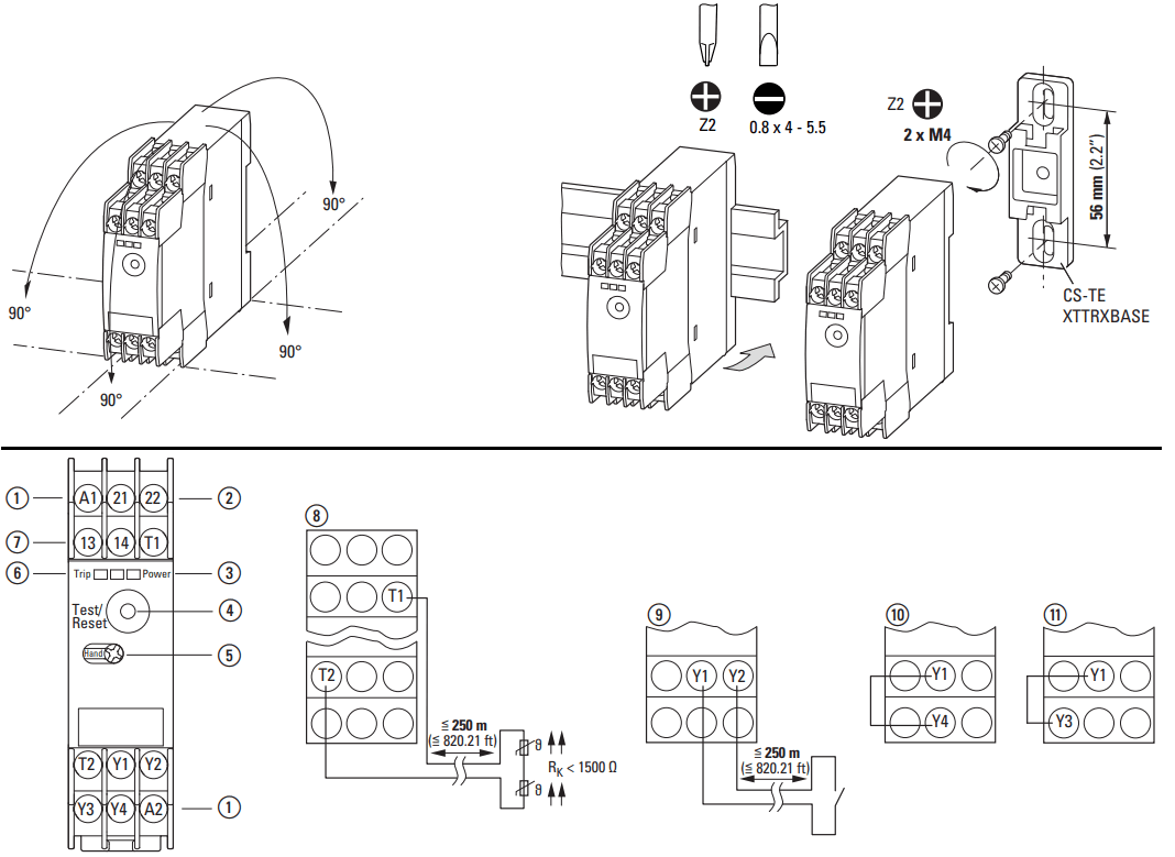 EATON EMT6K ELECTRIC Thermistor Overload Relay - fig 1