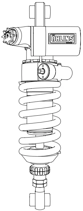 HLINS BM 645 Shock Absorber for BMW R NineT Scrambler -