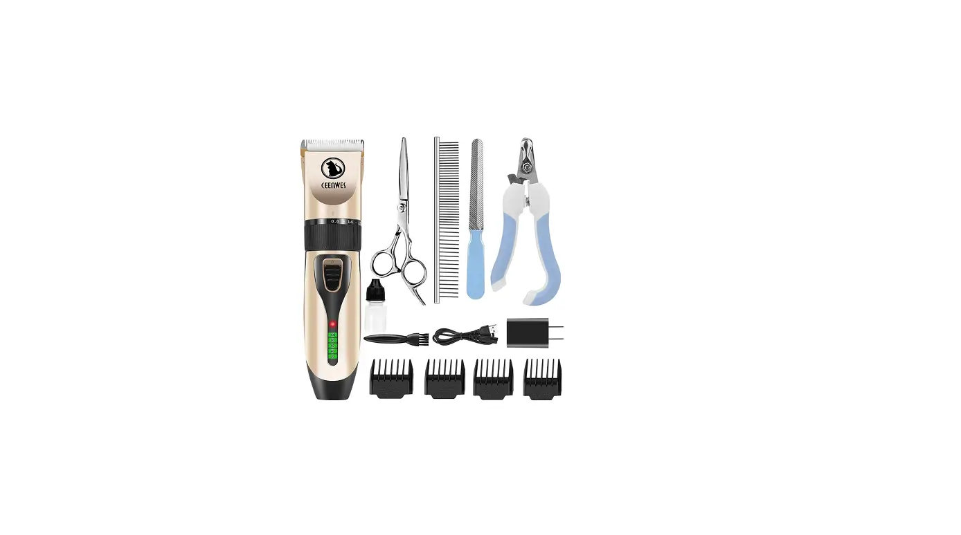 Ceenwes Clippers Cordless Dog Grooming Kit Instruction Guide