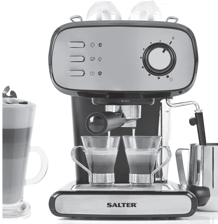 SALTER EK4369 Barista Pro Espresso Machine - fig