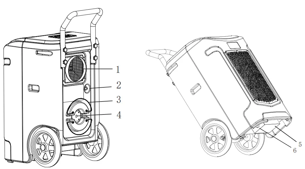 Fehom 180 Pint Commercial Dehumidifier - fig 4