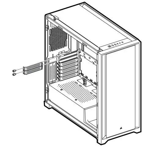 CORSAIR iCUE 5000X RGB User Guide - INSTALLING PCI-e CARDS